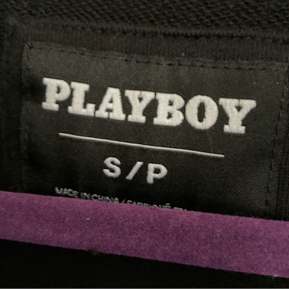 Playboy Embossed Oversized Snap Front Sweater Jacket Shacket - Picture 7 of 8